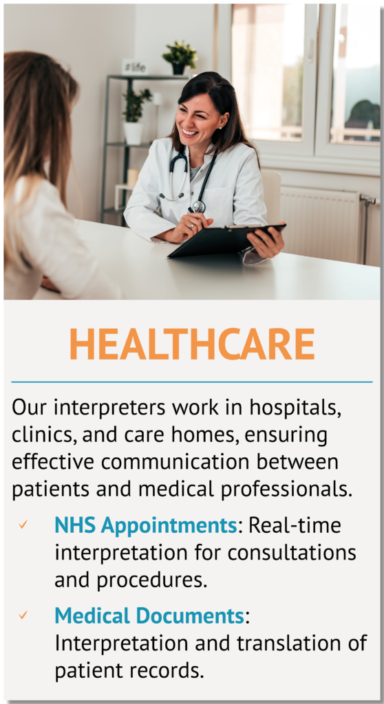 LANGUAGE INTERPRETATION SERVICES FOR EVERY SECTOR01 Healthcare Image
