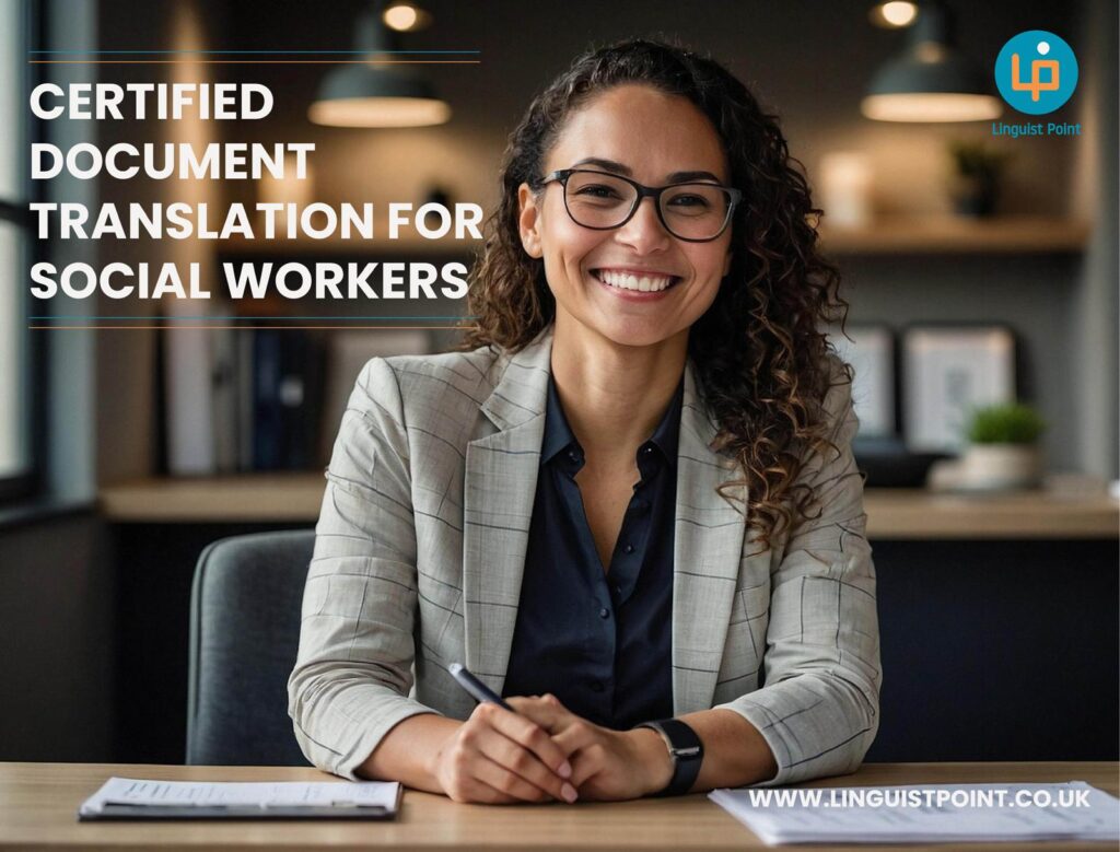 certified document translation for social workers