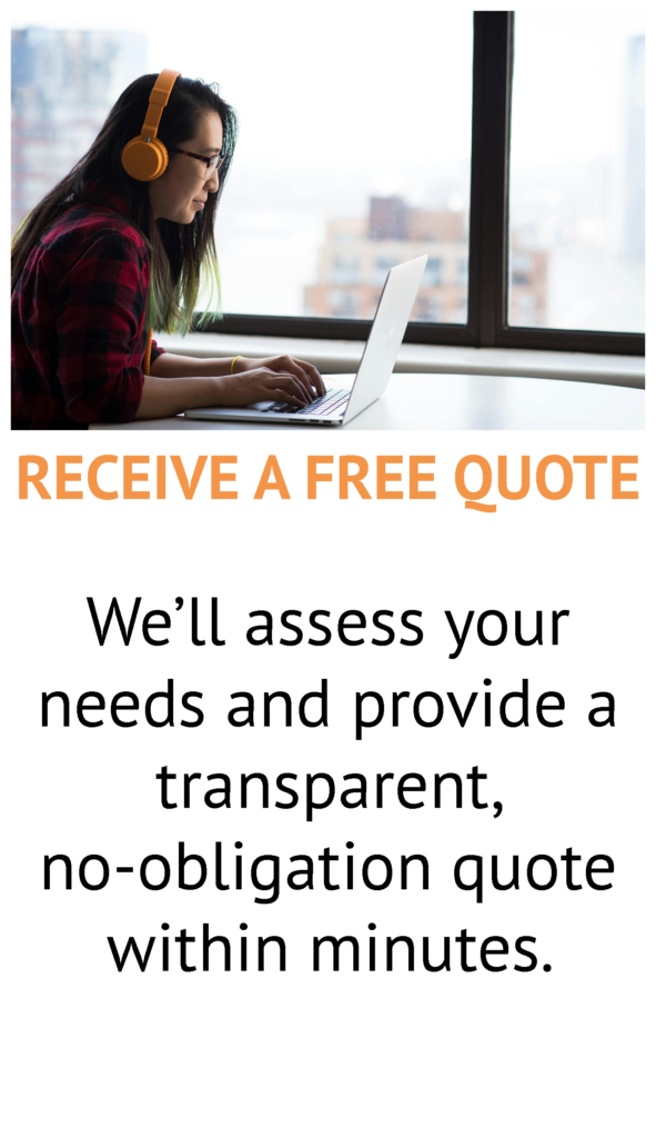 HOW OUR PROCESS WORKS 02 Receive a Free Quote Image