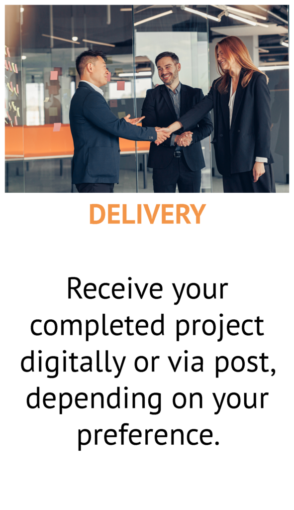 HOW OUR PROCESS WORKS 05 Delivery Image