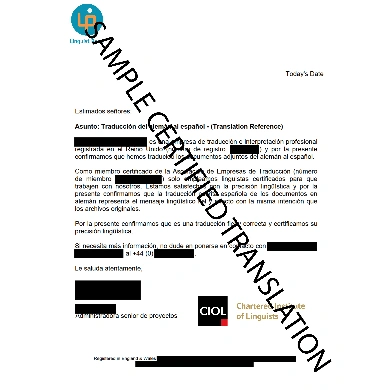 Example 3 Marriage Certificate Image